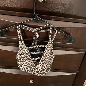 Zyia Leopard Grid Bra (S)